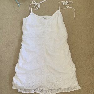 White hollister dress